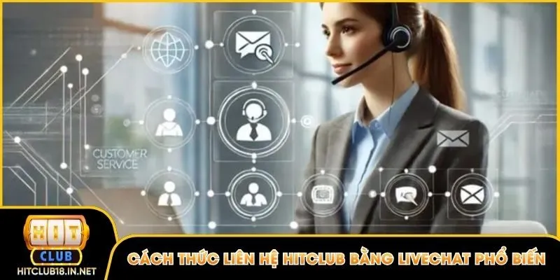 Cách thức liên hệ Hitclub bằng livechat phổ biến